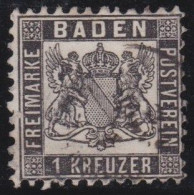 Baden     -     Michel   -  17a        -    O     -    Gestempelt - Used