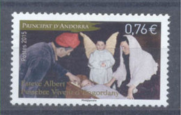 ANDORRA FRANCESA NAVIDAD 2015 Yv 776 MNH - Unused Stamps