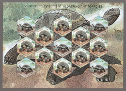 India 2008 Aldabra Giant Tortoise MINT SHEETLET Good Condition (SL-72) - Ungebraucht