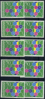 Neuf Sans Charnière N° 355, 50 Europa 1960 X 10 Ex., TB - Andere & Zonder Classificatie