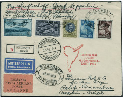 Lettre Zeppelin. 4ème SAF 1932, Pour Le Brésil. T.B. - Other & Unclassified