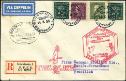 Lettre Zeppelin 5e SAF 1933 Pour Le Brésil, TB - Sonstige & Ohne Zuordnung