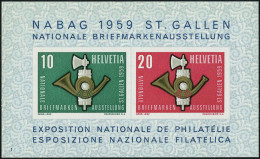Neuf Sans Charnière N° 16, Bloc St Gallen 1959 X 10ex T.B. - Other & Unclassified