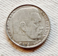 Germania 2 Reichsmark 1938B Paul Von Hindenburg - 2 Reichsmark