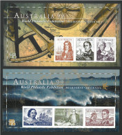 AUSTRALIA 1999 PHILATELIC EXHIBITION SHIPS CAPTAIN COOK IMPERF SHEETS MNH - Ungebraucht