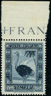 Neuf Sans Charnière N° 175, 2.55 L. AUTRUCHE, Dent. 14, Sassone 226, TB - Sonstige & Ohne Zuordnung