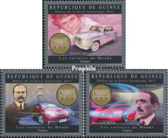 Guinea 9533-9535 (kompl. Ausgabe) Postfrisch 2012 Autos Aus Frankreich - Guinée (1958-...)