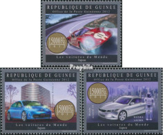 Guinea 9530-9532 (kompl. Ausgabe) Postfrisch 2012 Autos Aus Japan - Guinée (1958-...)