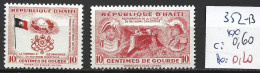 HAÏTI 352-53 ** Côte 0.60 € - Haïti