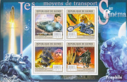 Guinea 8989-8992 Kleinbogen (kompl. Ausgabe) Postfrisch 2011 Kino - Guinée (1958-...)