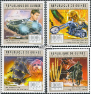 Guinea 8989-8992 (kompl. Ausgabe) Postfrisch 2011 Kino - Guinée (1958-...)