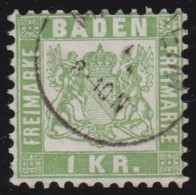 Baden     -     Michel   -  23      -    O     -    Gestempelt - Used