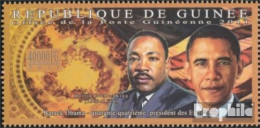 Guinea 8258 (kompl. Ausgabe) Postfrisch 2011 Präsident Der USA - B. Obama - Guinée (1958-...)