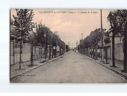 VILLENEUVE LA GUYARD : L'Avenue De La Gare - état - Villeneuve-la-Guyard