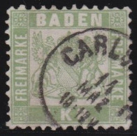 Baden     -     Michel   -  23    -    O     -    Gestempelt - Used