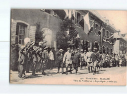 ST AMARIN : Visite Du Président De La République, 9 Août 1915 - Très Bon état - Saint Amarin