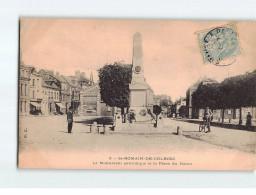 ST ROMAIN DE COLBOSC : Le Monument Patriotique Et La Place Du Havre - état - Saint Romain De Colbosc