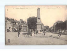 ST ROMAIN DE COBOLSC : Le Monument Patriotique Et La Place Du Havre - Très Bon état - Saint Romain De Colbosc