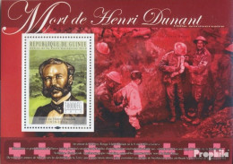 Guinea Block 1849 (kompl. Ausgabe) Postfrisch 2010 Henri Dunant (1828-1910) - Guinée (1958-...)