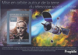 Guinea Block 1840 (kompl. Ausgabe) Postfrisch 2010 Hubble-Weltraumteleskop - Guinée (1958-...)