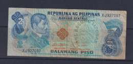 PHILIPPINES - 1975 2 Pesos Circulated Banknote - Philippines