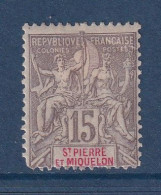 Saint Pierre Et Miquelon - YT N° 74 - Neuf Avec Charnière - 1900 à 1908 - Unused Stamps