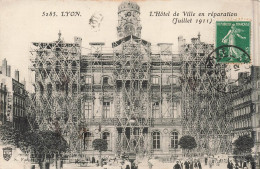 FRANCE - Lyon - L'hôtel De Ville En Réparation - Carte Postale Ancienne - Autres & Non Classés