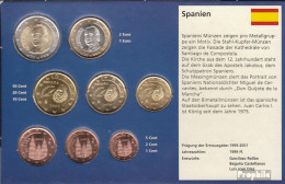 Spanien 2004 Stgl./unzirkuliert Kursmünzensatz Stgl./unzirkuliert 2004 EURO-Nachauflage - Spanje