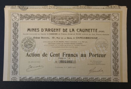 Mines D'argent De La Caunette. - Mines