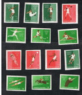 SAN MARINO - UN 536.549    - 1960 GIOCHI OLIMPICI DI ROMA (COMPLET SET OF 14  STAMPS, BY BF)  - MINT ** - Neufs