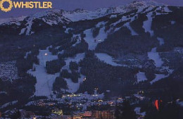 CAN02 02 02 - WHISTLER - BLACKCOM MOUNTAIN AND WHISTLER VILLAGE AT DUSK - Other & Unclassified