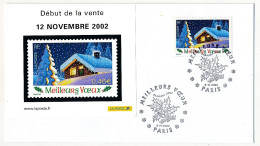 FRANCE - Env. 0,46e Meilleurs Voeux - Paris - 8/11/2002 - 2000-2009