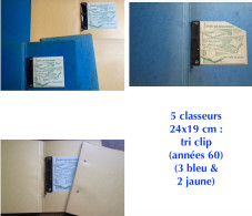 PAPETERIE Des Années 60 = Boite De Crayons Pour Forestiers/5 crayons De Papier & De Couleur/Compas Pointes Sèches/2 Clas - Sonstige & Ohne Zuordnung