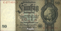 Deutsches Reich Rosenbg: 175c, Udr.- Bst. L, Serien: A-G, KN 8stellig Gebraucht (III) 1933 50 Reichsmark - 50 Mark