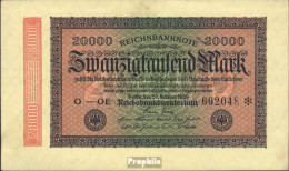 Deutsches Reich Rosenbg: 84g, Wasserzeichen Gitter Mit 8 Gebraucht (III) 1923 20.000 Mark - 20.000 Mark