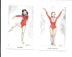 CZ80 - FLIK CARDS - GYMNASTIQUE - OLGA KORBUT - LYUDMILA TOURISCHEVA - Gymnastique