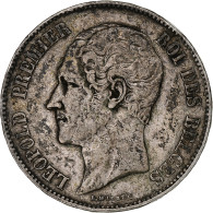 Belgique, Leopold I, 5 Francs, 5 Frank, 1849, Bruxelles, TB+, Argent, KM:17 - 5 Frank