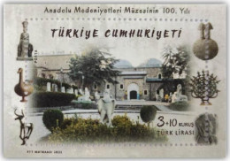 Türkiye 2021 Mi 4625 MNH Museum Of Anatolian Civilizations, Ankara, Centenary | Hittite Artifacts [Block 208] - Museums