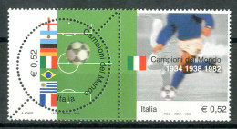 ITALIA / ITALY 2002** - Campioni Del Mondo "1934-1938-1982" - Coppia MNH. - Otros & Sin Clasificación