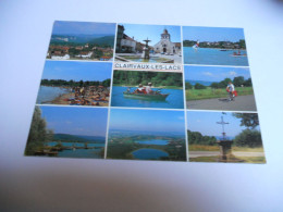 DEP 39 JURA CARTE MULTI  EN COULEUR DE 1995 CLAIRVAUX LES LACS EDITIONS DE L'EST // TBE - Clairvaux Les Lacs