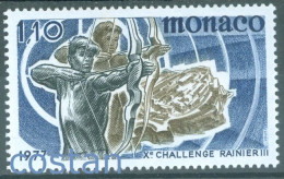 1977 Archery Championships Rainier III,Monaco,1267,MNH - Tir à L'Arc