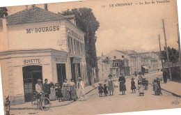 Le CHESNAY (Yvelines) - La Rue De Versailles - Maison Bourges - Ecrit (2 Scans) Giraudier, 10 Rue De L'Ermitage - Le Chesnay