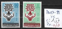 HAÏTI PA 187-88 ** Côte 1.50 € - Réfugiés