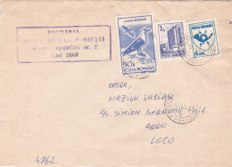 BIRD  COVERS NICE FRANKING , 1992  ROMANIA - Lettres & Documents