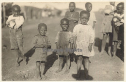 Bethlehem / Orange Free State (South Africa): Native Street Kids (Vintage RPPC 1927) - Afrique Du Sud