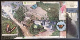 Argentina 2014 Iguazu Falls Nature Birds Butterflies Complete And Closed Blister MNH - Ungebraucht