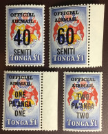 Tonga 1968 Decimal Surcharges Official Set MNH - Tonga (...-1970)