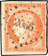 Obl. 5a -- 40c. Orange Vif. Obl. Légère. TB. - 1849-1850 Ceres