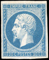 * 14A -- 20c. Bleu. TB. - 1853-1860 Napoleon III