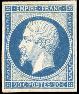 * 14B -- 20c. Bleu. TB. - 1853-1860 Napoléon III.